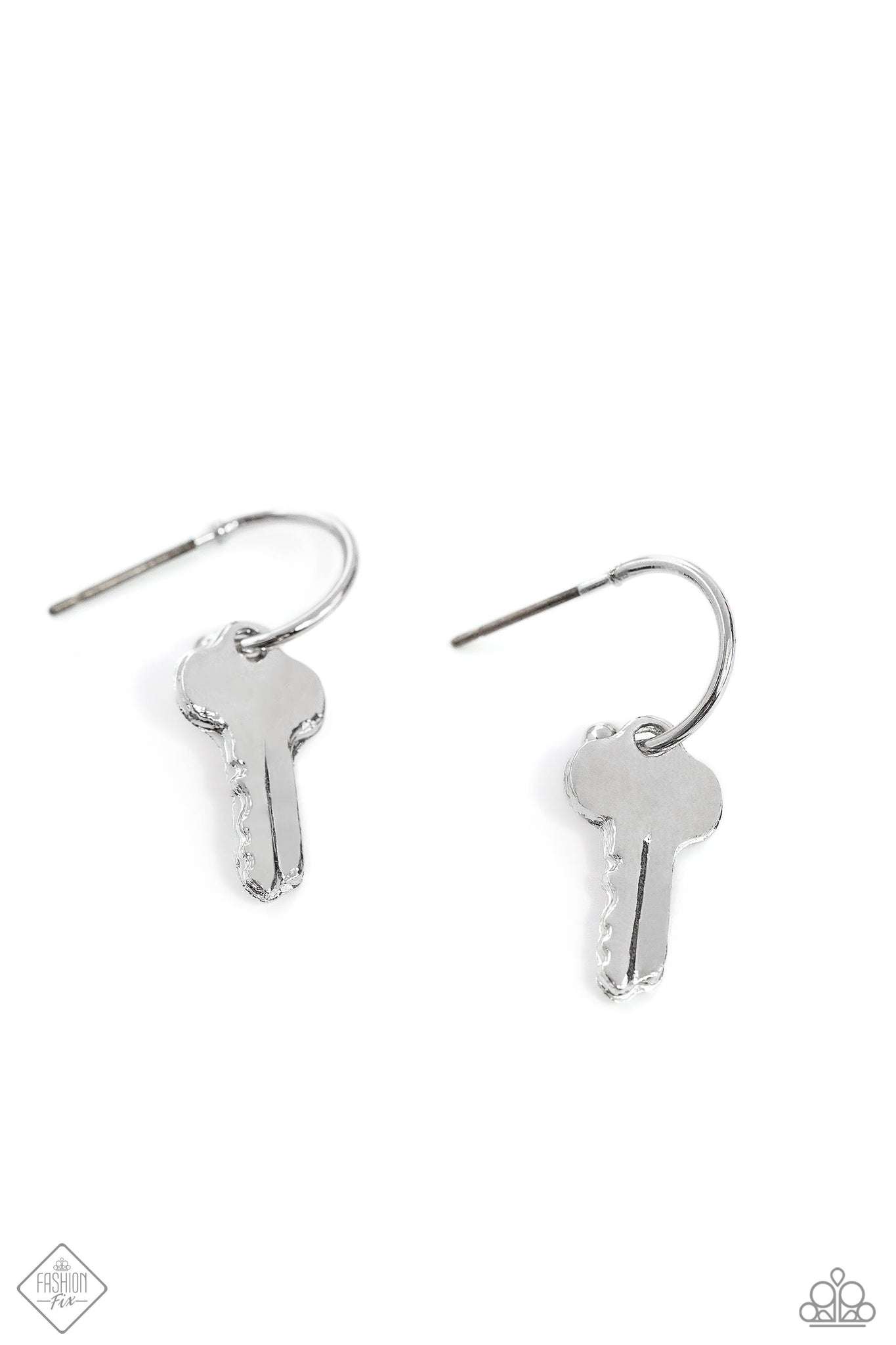The Key to Everything Silver Earring