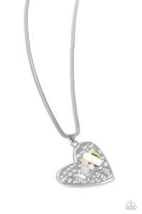 Tilted Trailblazer Necklace (Brown, Green, Pink)