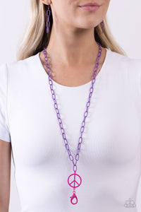 Tranquil Unity Purple Necklace