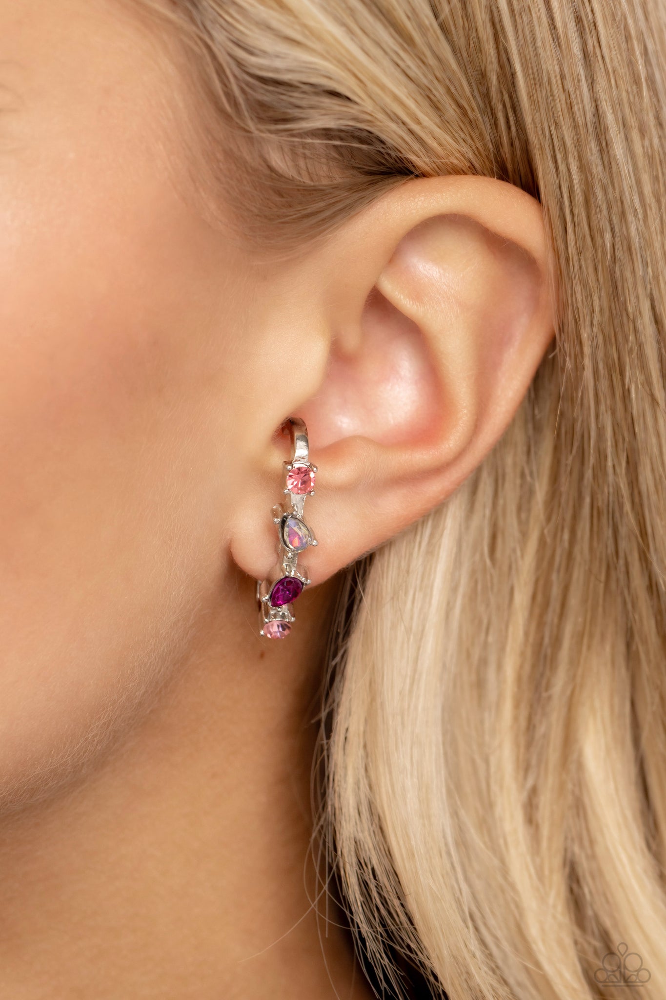 Trendy Twists Pink Earring