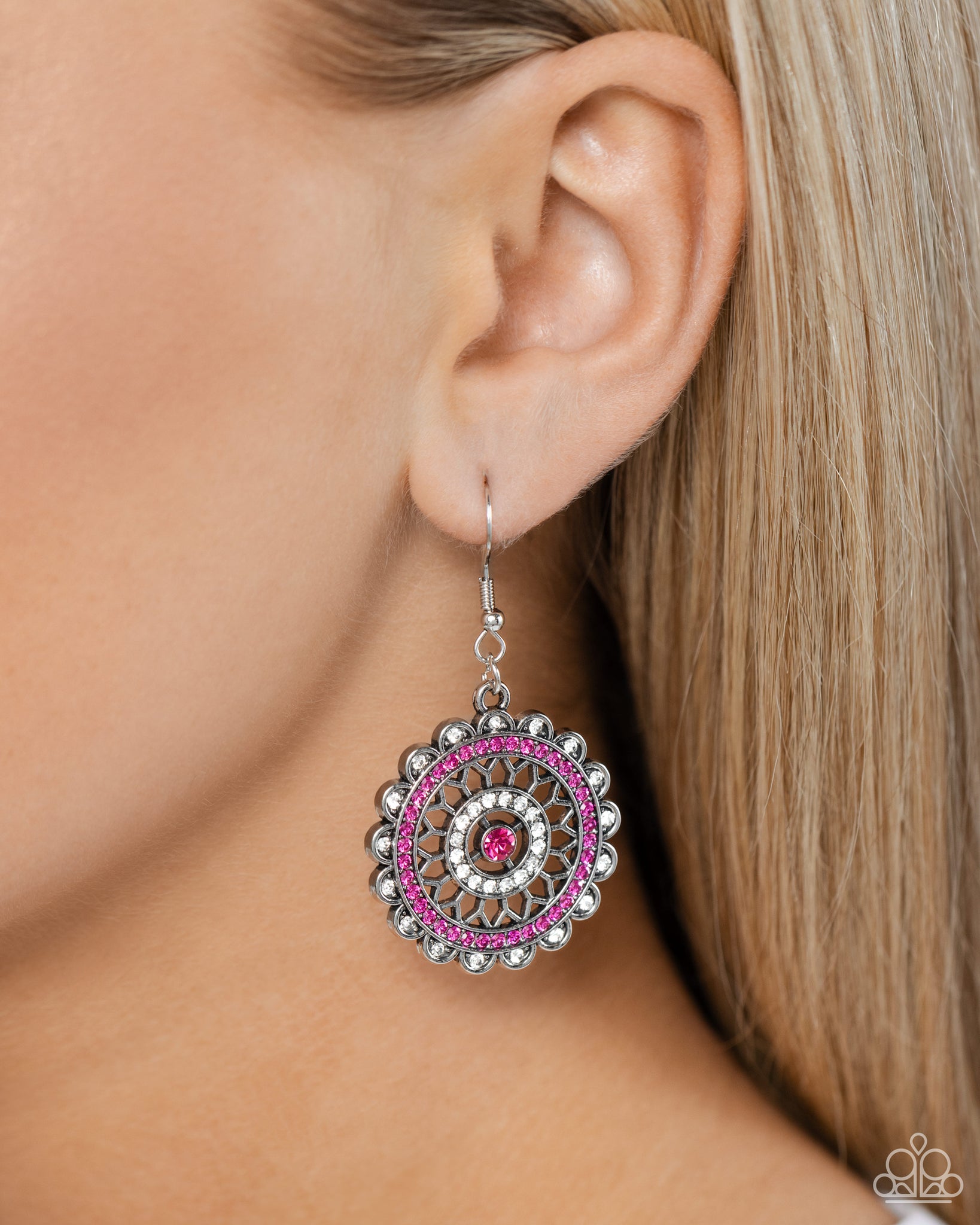 Twinkly Translation Pink Earring