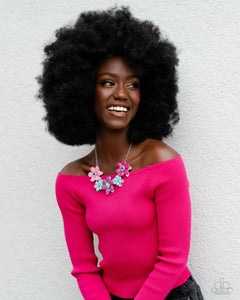 Well-Mannered Whimsy Pink Necklace
