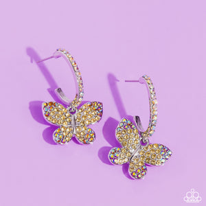 Whimsical Waltz Yellow Earring