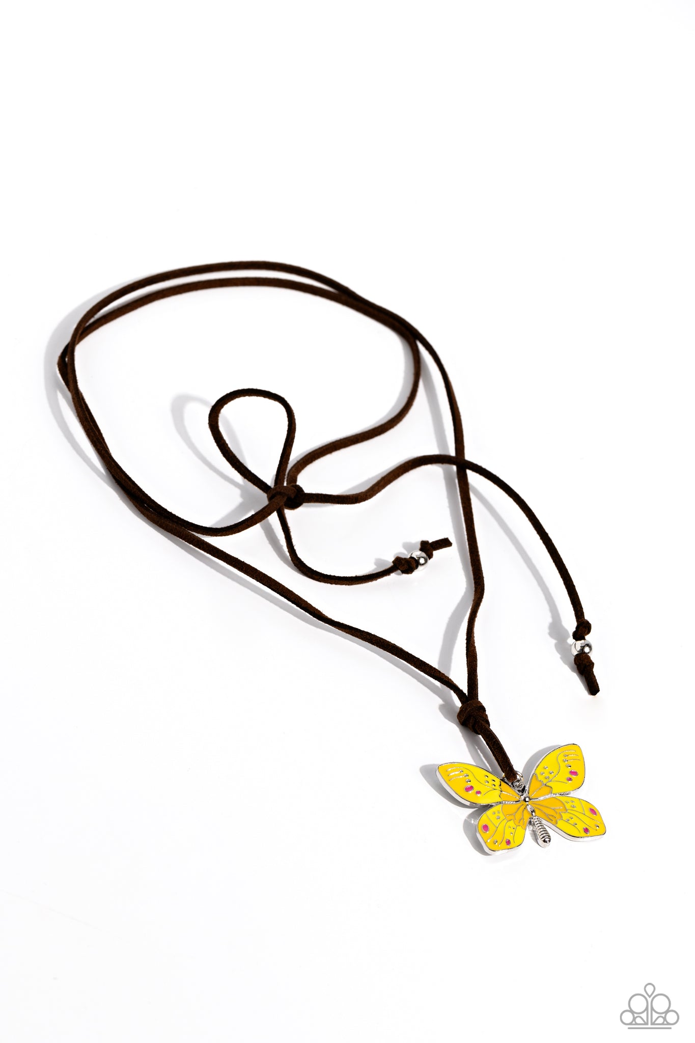 Winged Wanderer Yellow Necklace