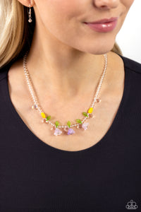 World GLASS Wonder Necklace (Purple, Orange, Pink)
