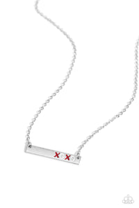 XOXO Season Necklace (Red, Multi)