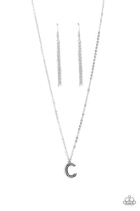 Leave Your Initials Silver Necklace