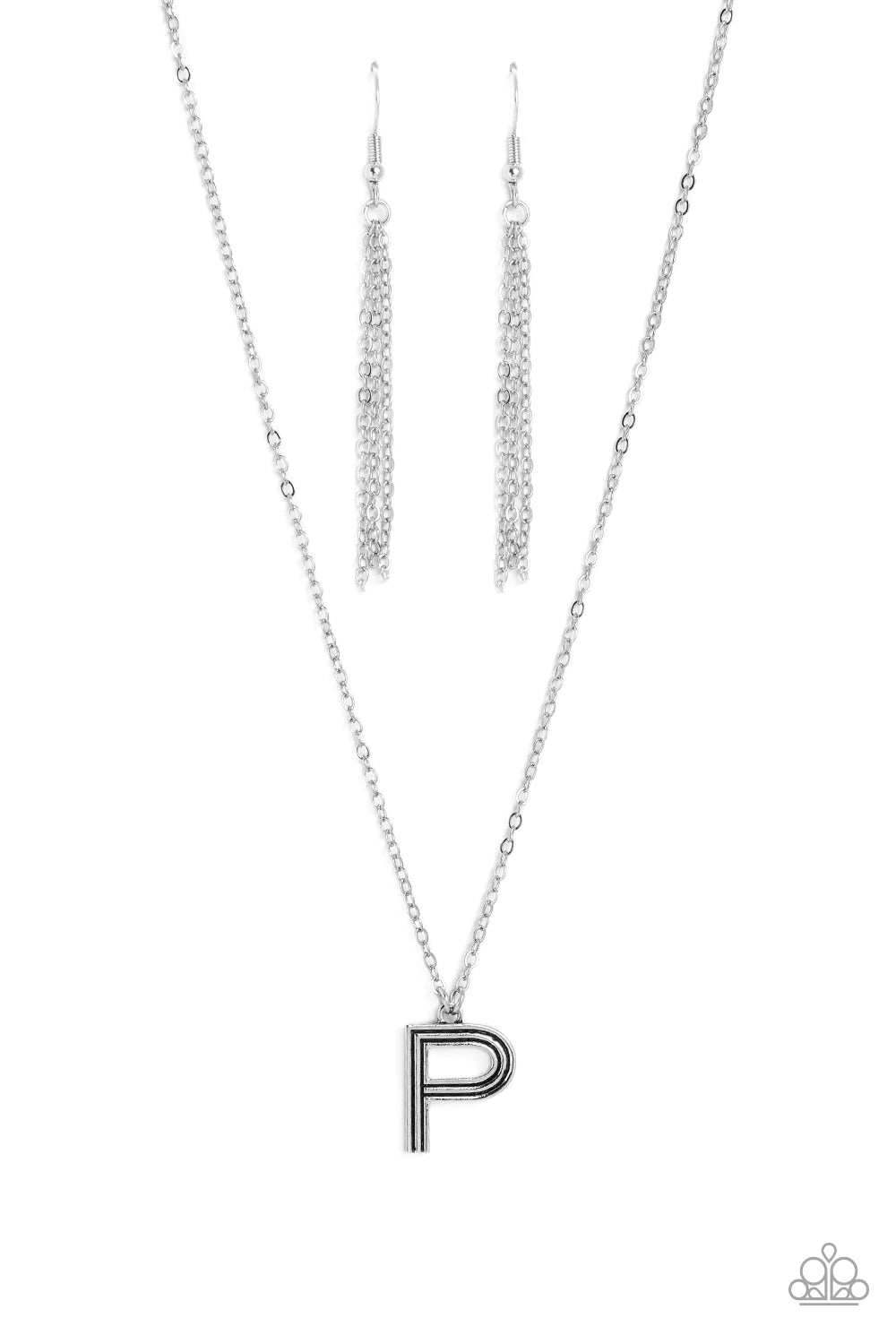 Leave Your Initials Silver Necklace