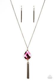 Interstellar Solstice Necklace (Purple, Brass)