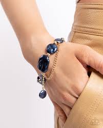 5th Avenue Finesse  Bracelet (Copper, Blue)