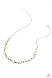 Pronged Passion Necklace (Black, White)