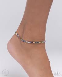 Adorable Anklet (White, Multi)