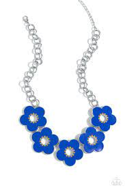 Cartoon Couture Blue Necklace