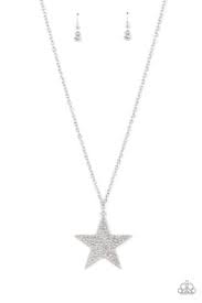 Rock Star Sparkle (Gold, Black) Necklace