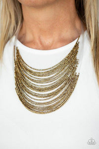 Catwalk Queen Necklace (Brass, Multi)