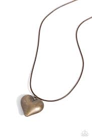 CORDED Love (Black, Copper) Necklace