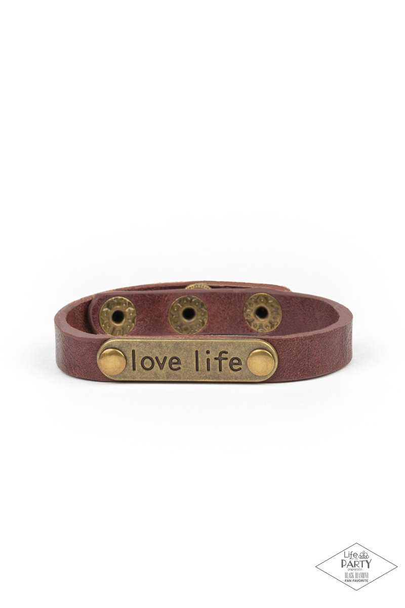 Love Life Brown Bracelet