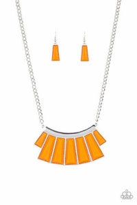 Glamour Goddess Orange Necklace