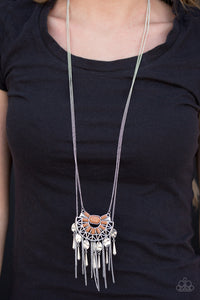 Tribal Chief-ette Brown Necklace
