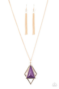 Fiercely Inde-Pendant Purple Necklace