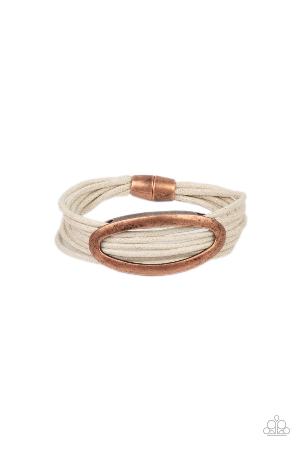 Corded Couture Copper Bracelet