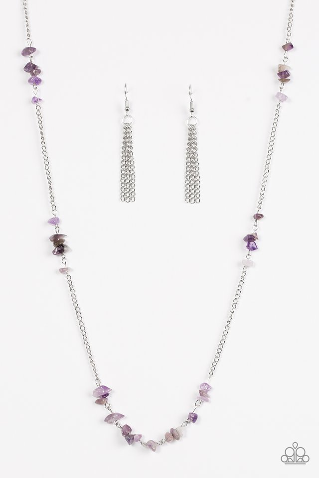 Canyon Catwalk Purple Necklace