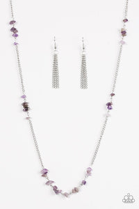 Canyon Catwalk Purple Necklace