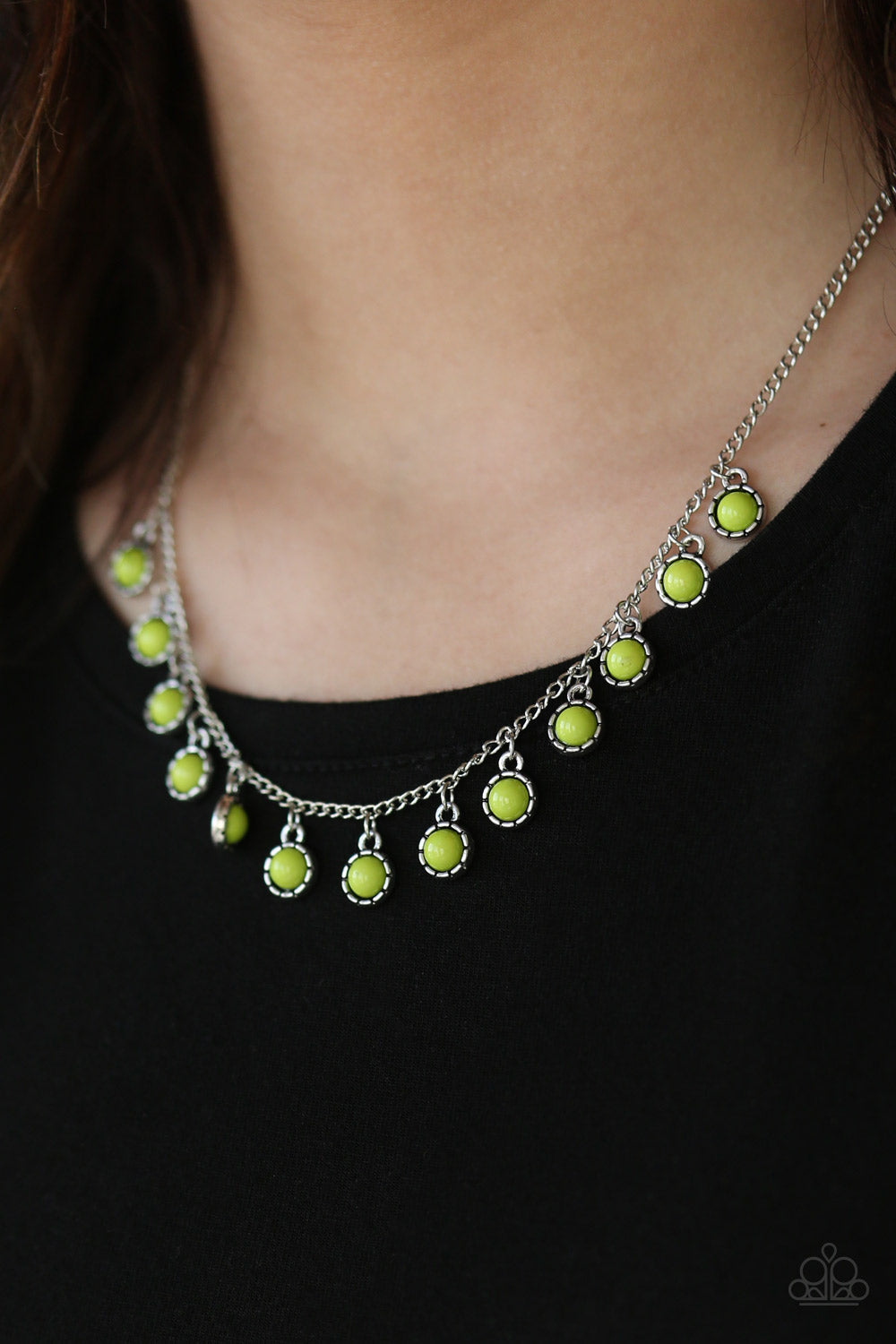 Gypsy Glow Green Necklace