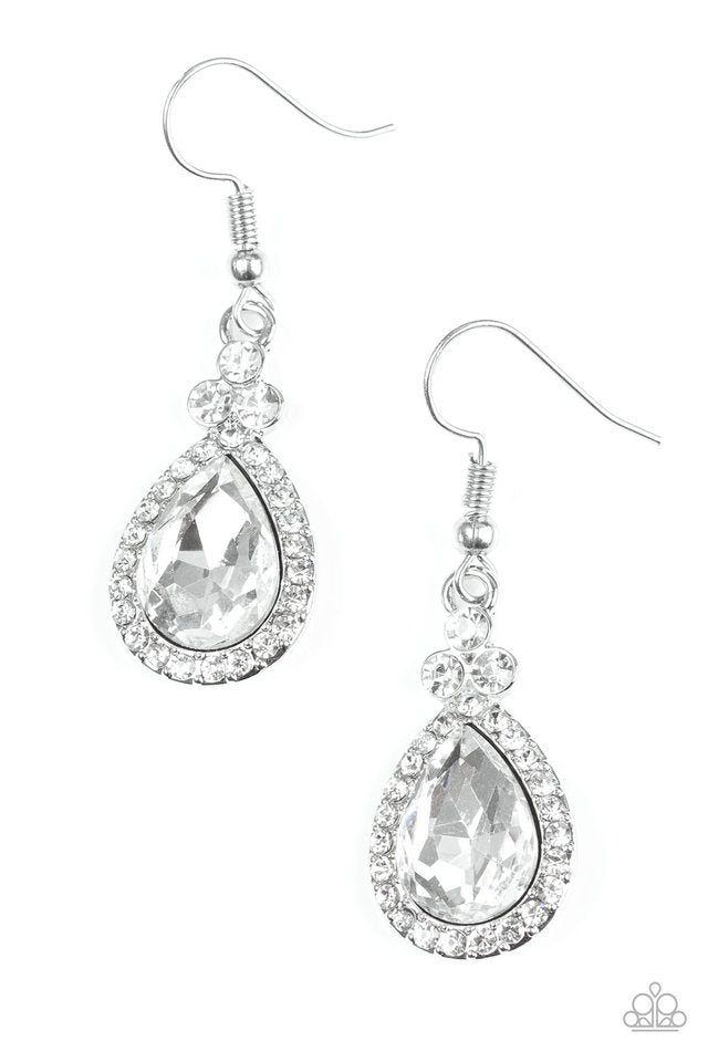 Self Made Millionaire White Earring