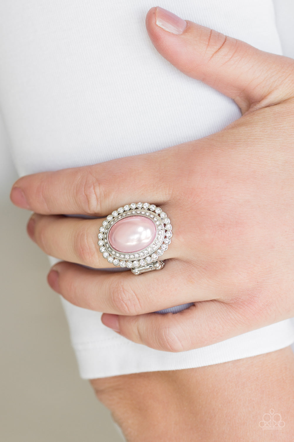 Opulently Olympian Pink Ring