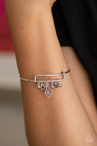 Treasure Charms Bracelet (Black, Purple, White)