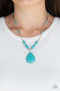 Explore The Elements Blue Necklace