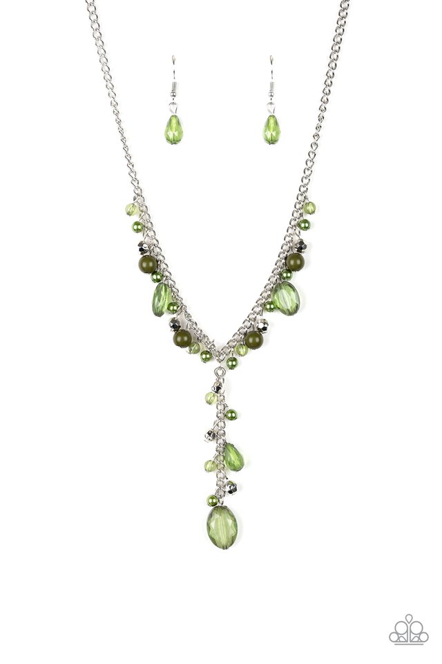Crystal Couture Green Necklace