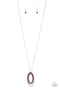 Money Mood Necklace (Red, Pink)
