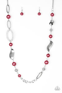 All About Me Red Necklace