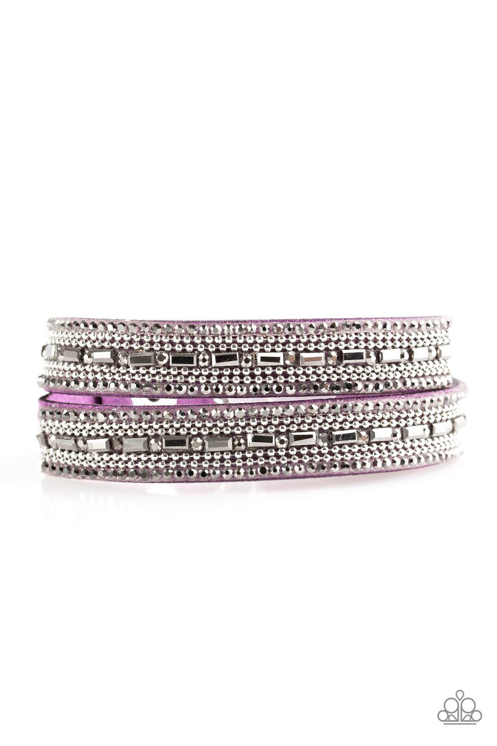 Shimmer and Sass Purple Urban Bracelet