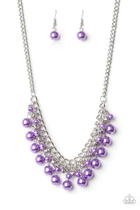 Duchess Dior Necklace (Purple, White)