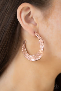 The HOOP Up Earring (Brass, Copper)