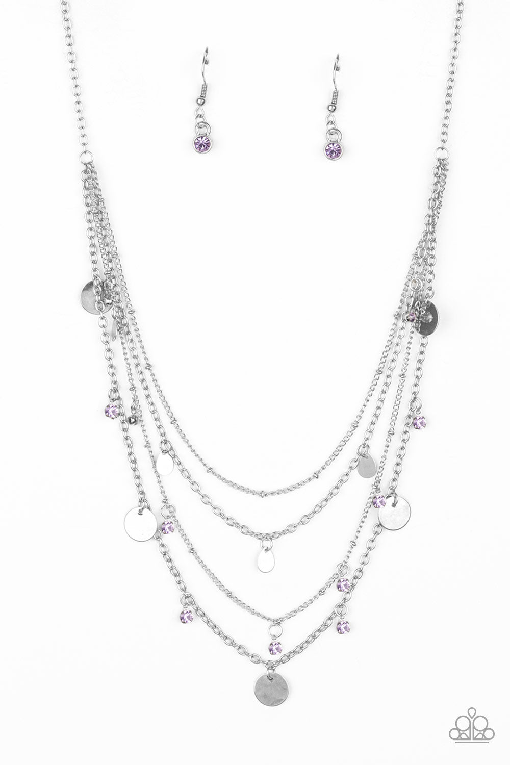 Classic Class Act Purple Necklace