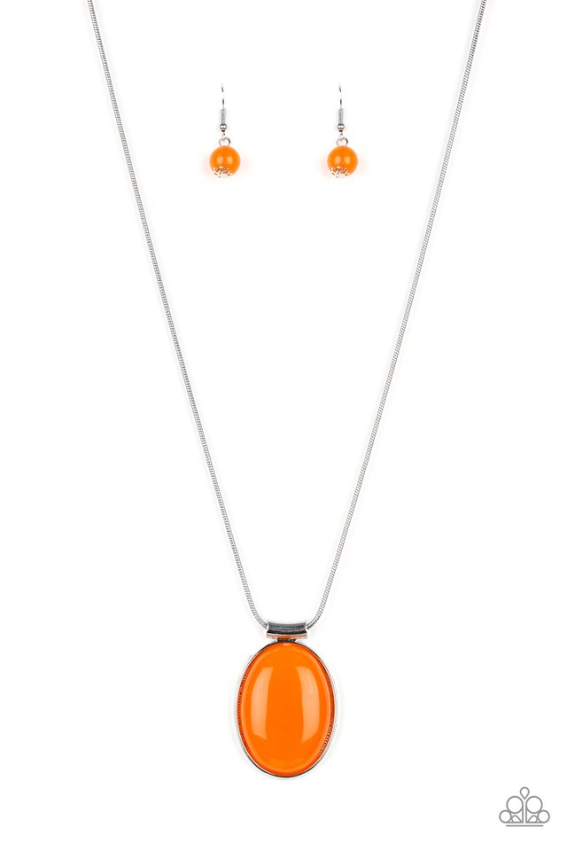 Rising Stardom Orange Necklace