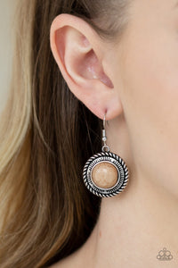 Natural-Born Nomad Brown Earring
