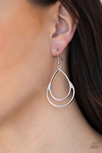 Simple Glisten Silver Earring