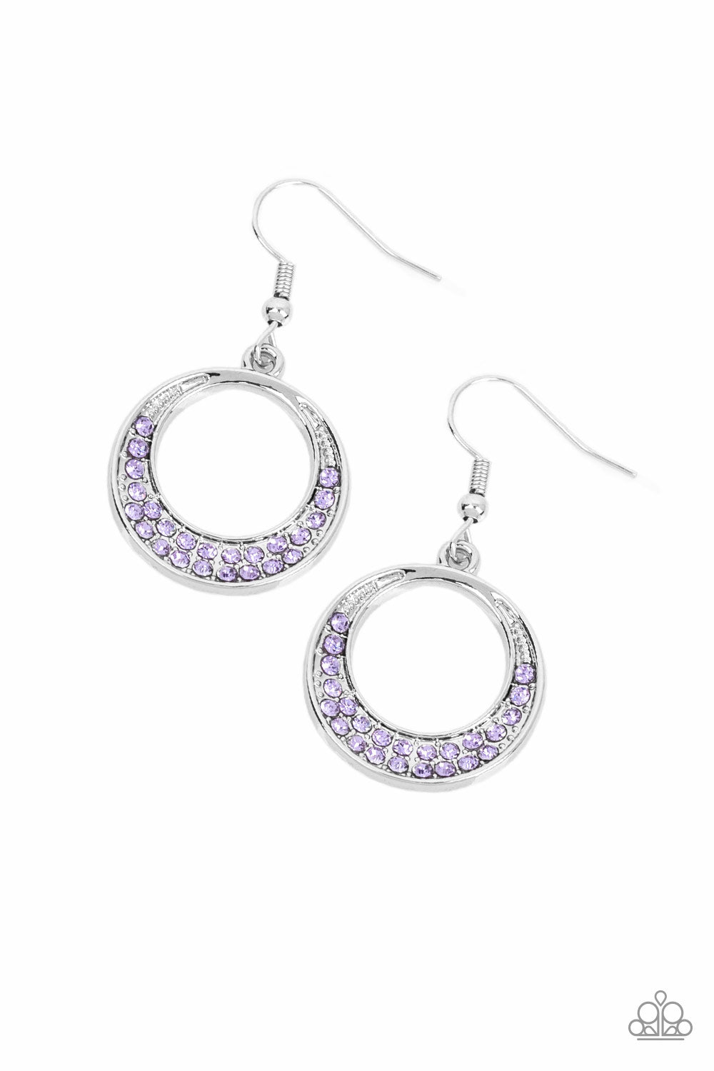 Socialite Luster Purple Earring