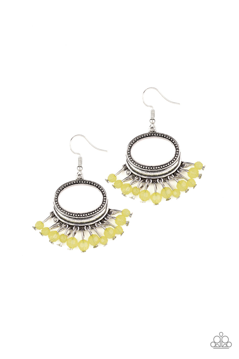 Happy Days Earring (White, Yellow)