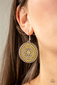 PINWHEEL and Deal Earring (Silver, Yellow)