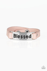 Count Your Blessings Pink Bracelet