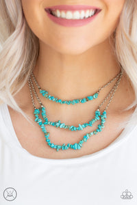 Eco Goddess Blue Necklace