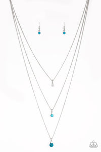 Crystal Chic Blue Necklace