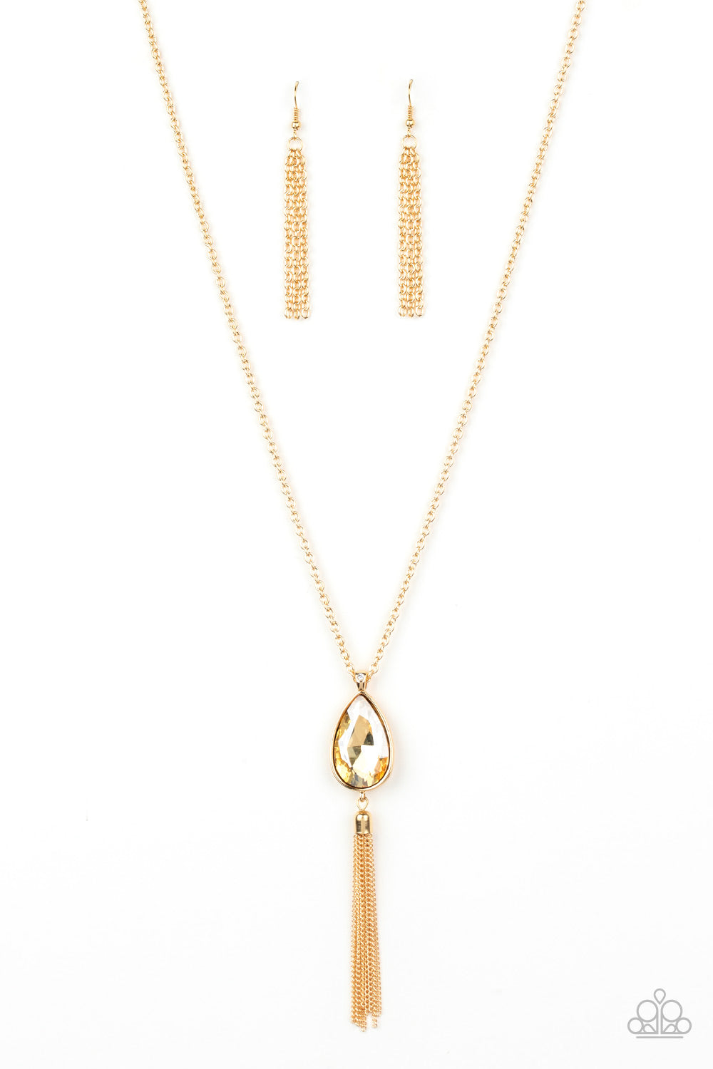 Elite Shine Necklace (Gold, Pink)