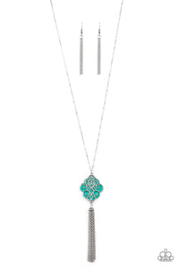 Malibu Mandala Necklace (Blue, Green)